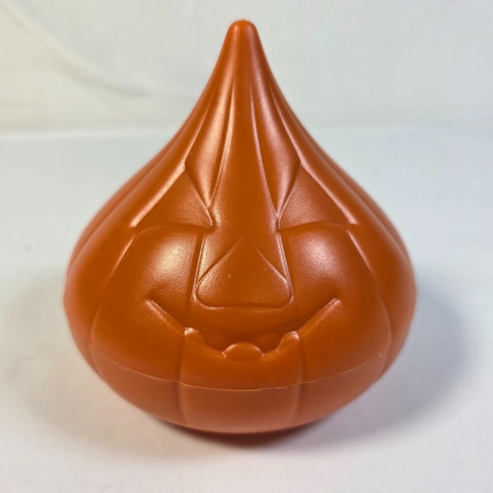 Vintage 1990 Hershey's Kisses Pumpkin Candy Container Blow Mold Halloween 5"
